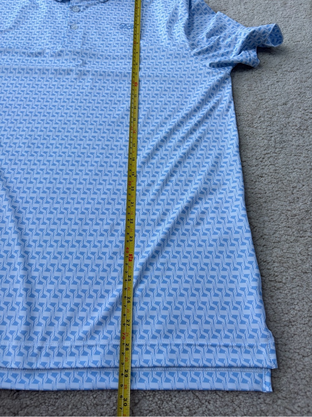 Good Good Golf Men’s Size Large Fighting for Par Good Shot Polo Blue Golf Clubs - Picture 13 of 13